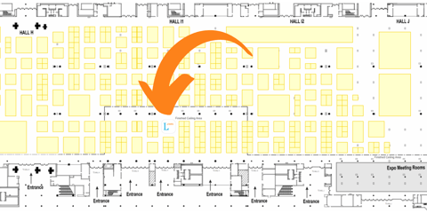 ISTELive 22 map of expo