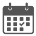 gray calendar icon gray calendar icon